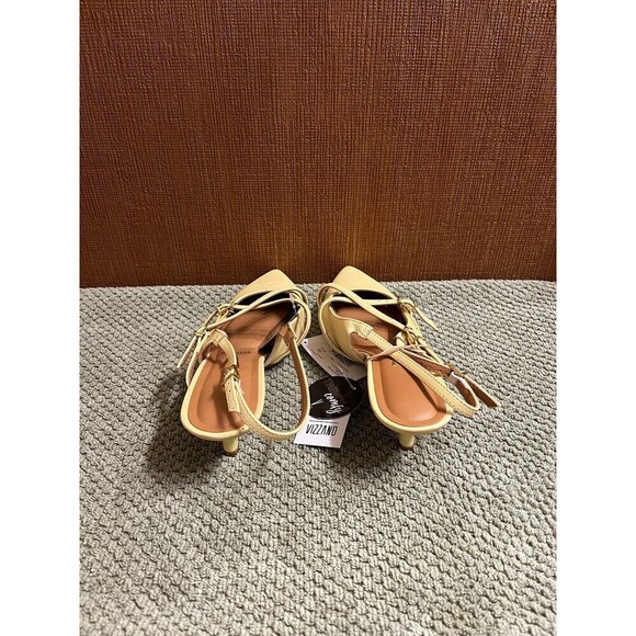 Vizzano Pelica Heels Size 6 (Style Code Pelica  1122.885) Color Yellow - Picture 5 of 6